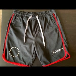 Men’s size small. Live fit shorts. LVFT.